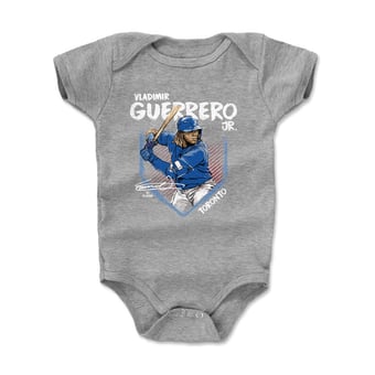 Infant 500 Level Vladimir Guerrero Jr. Heather Gray Base Bodysuit