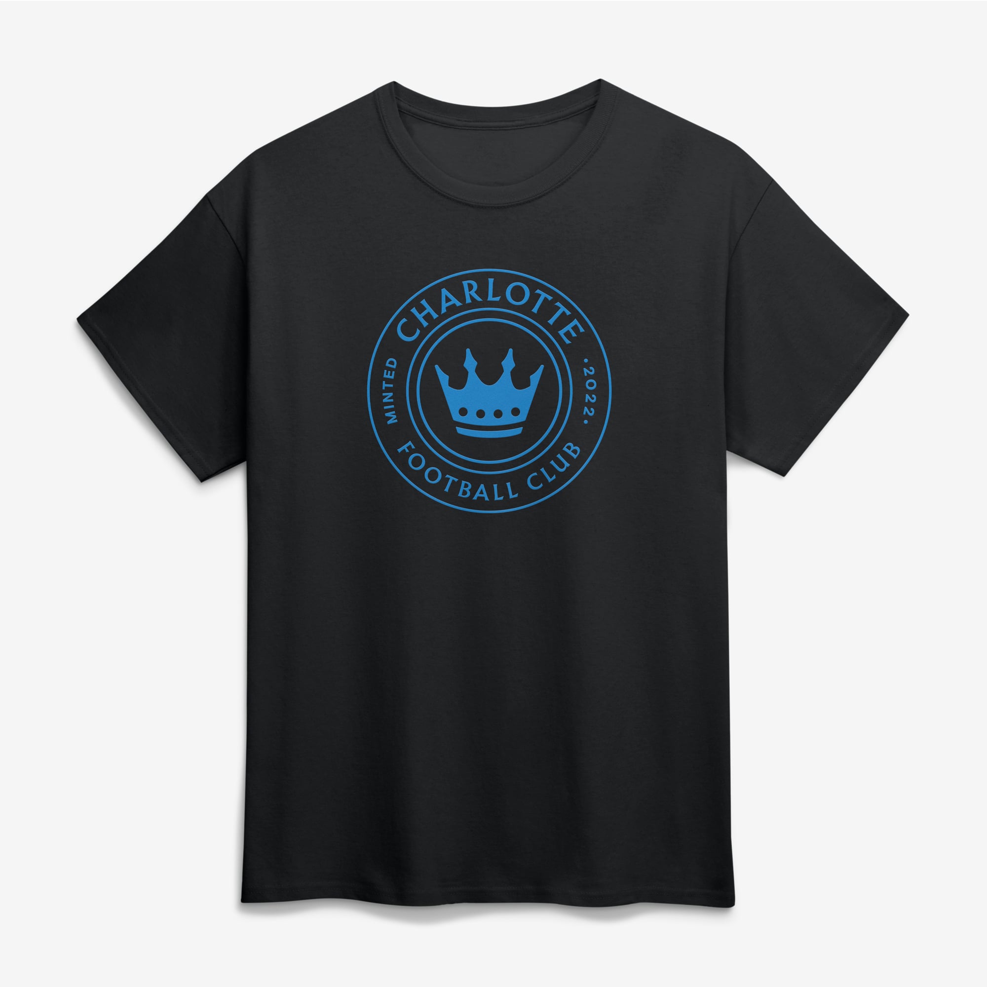 Men's Black Charlotte FC Monotone T-Shirt