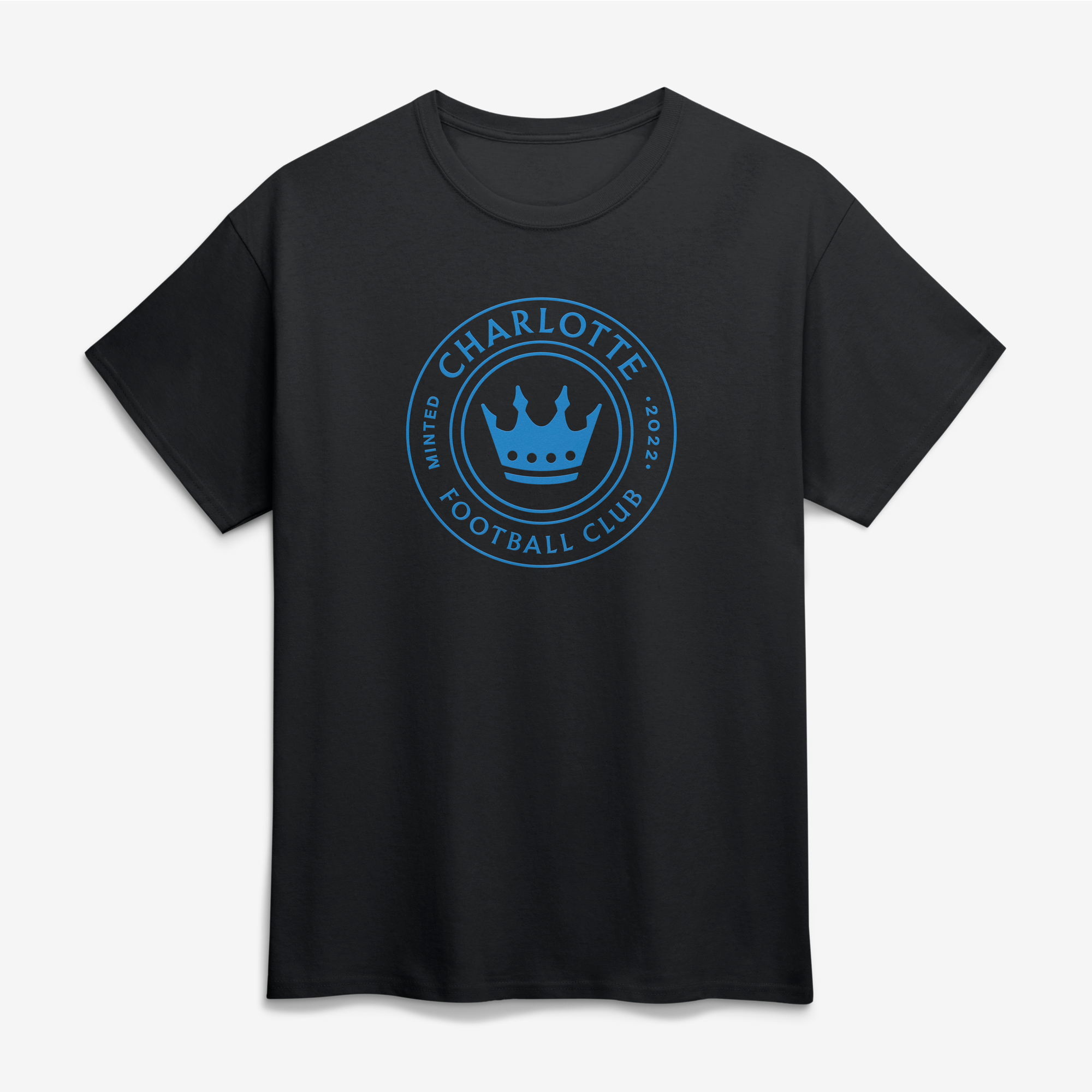 Men's Black Charlotte FC Monotone T-Shirt