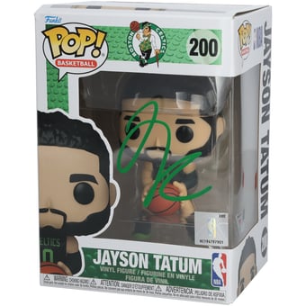 Jayson Tatum Boston Celtics Autographed City Edition #200 Funko Pop! Figurine