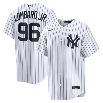 Men's Nike George Lombard Jr. White New York Yankees Home Replica Jersey