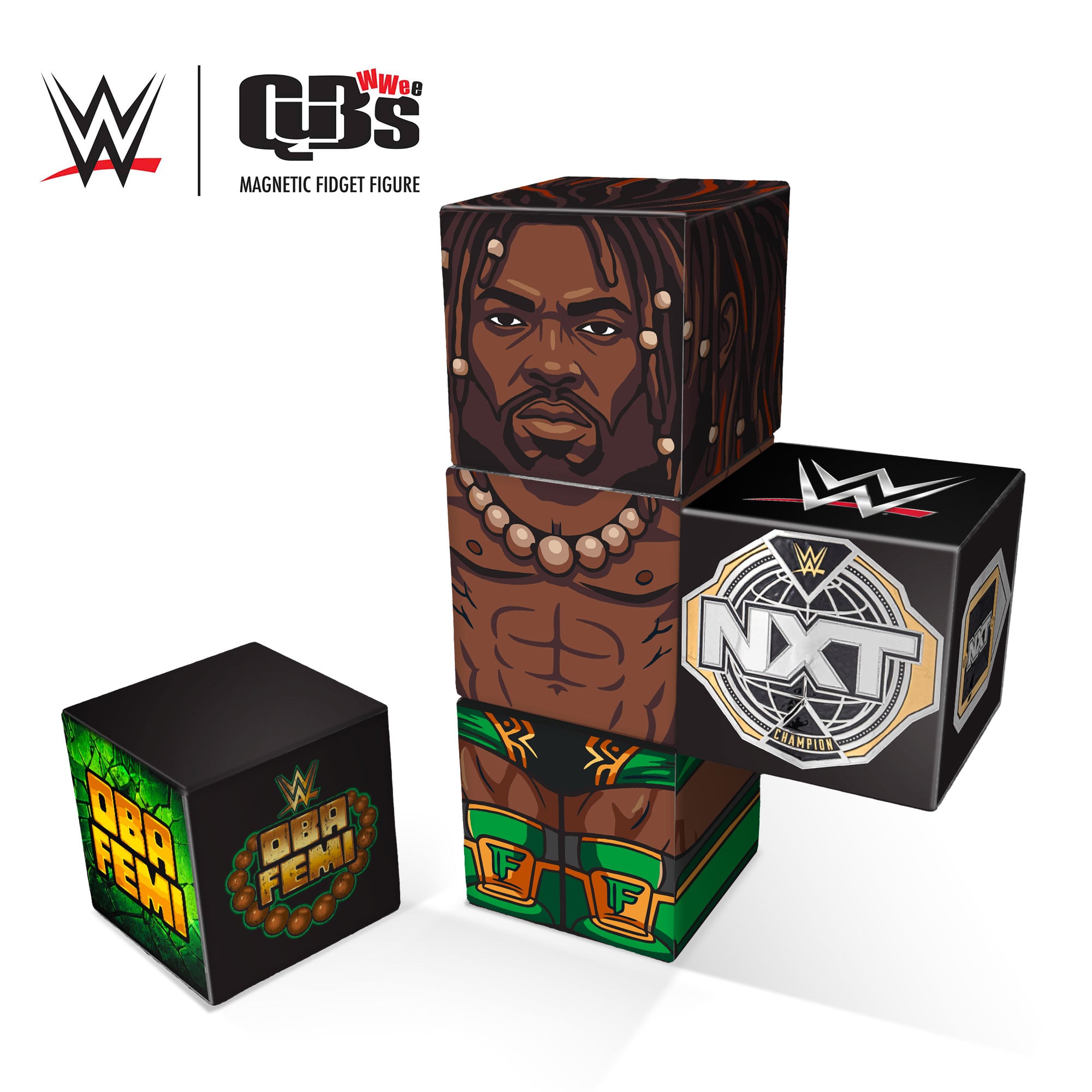Oba Femi Magnetic QuBee Fidget Figure