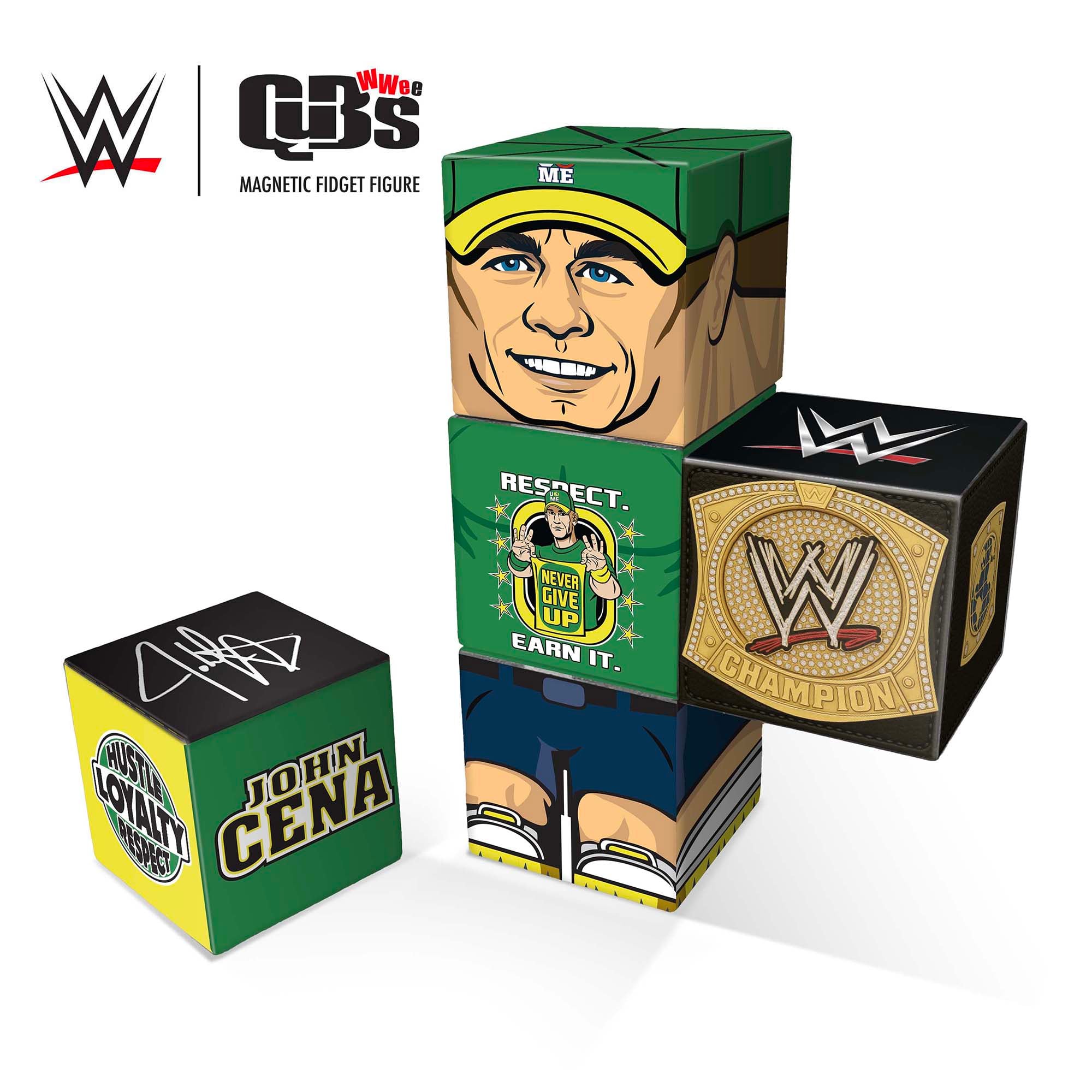 John Cena You Can't See Me Magnetic QuBee Fidget Figure