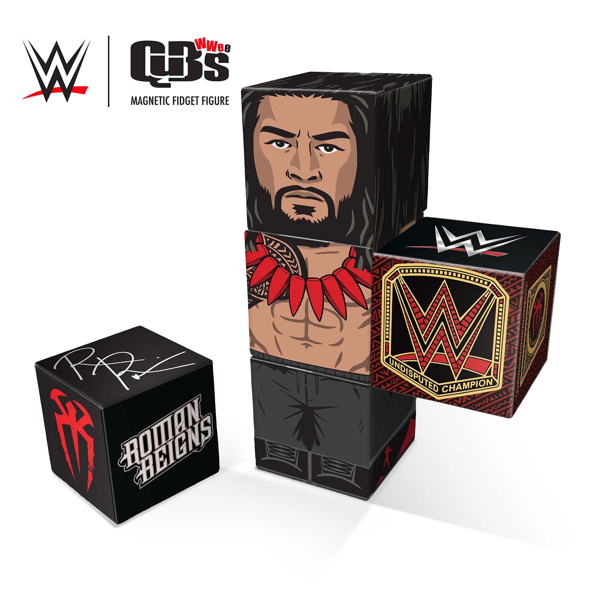 Roman Reigns Magnetic QuBee Fidget Figure