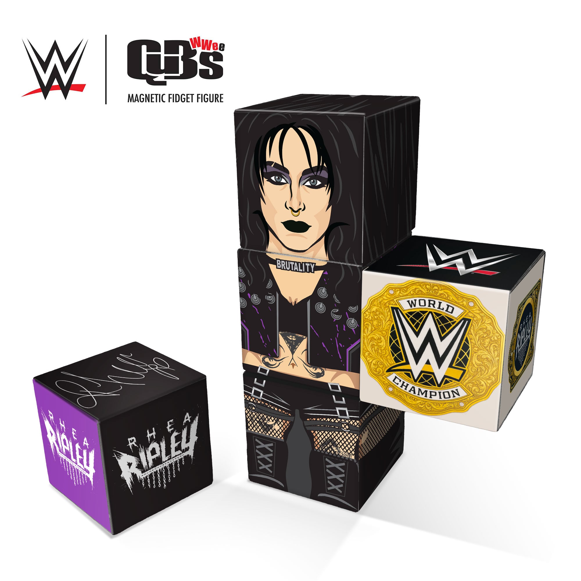 Rhea Ripley Magnetic QuBee Fidget Figure