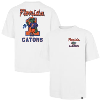 Men's '47  White Florida Gators #1 Mascot Foundation T-Shirt