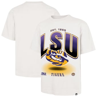 Men's '47  Cream LSU Tigers Team Flex Foundation T-Shirt