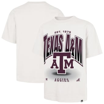 Men's '47  Cream Texas A&M Aggies Team Flex Foundation T-Shirt