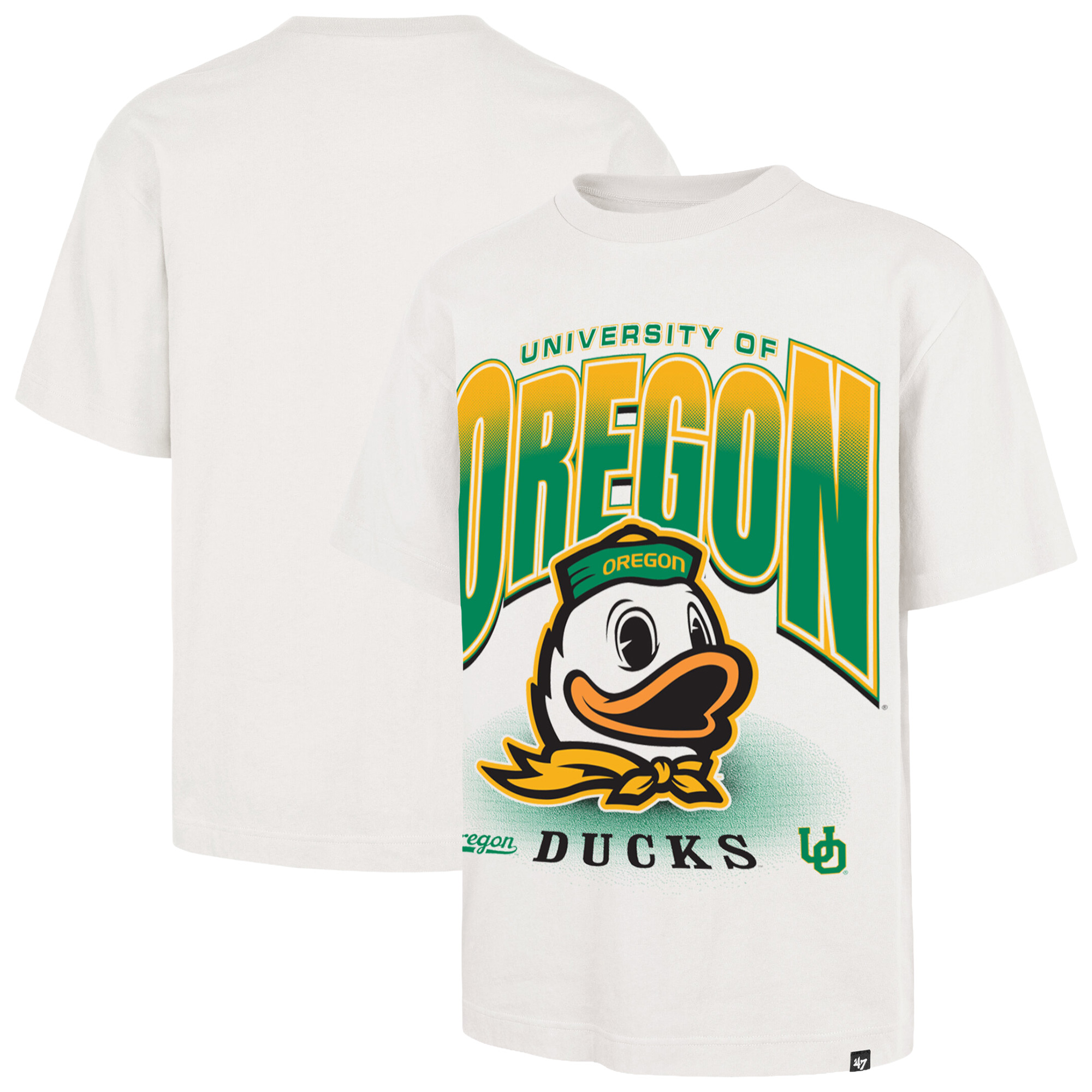 Men's '47  Cream Oregon Ducks Team Flex Foundation T-Shirt
