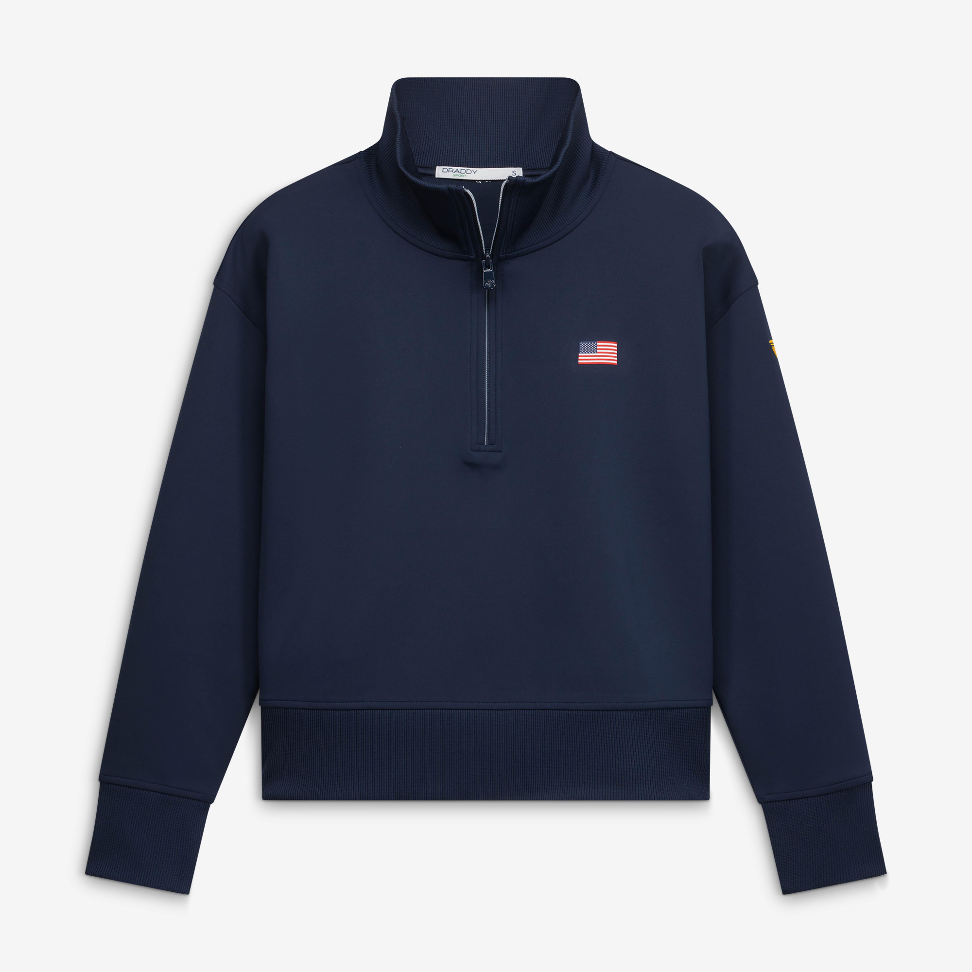 Women’s B. Draddy Navy Presidents Cup Team USA Meryl Quarter-Zip Pullover Women’s B. Draddy Navy Presidents Cup Team USA Meryl Quarter-Zip Pullover