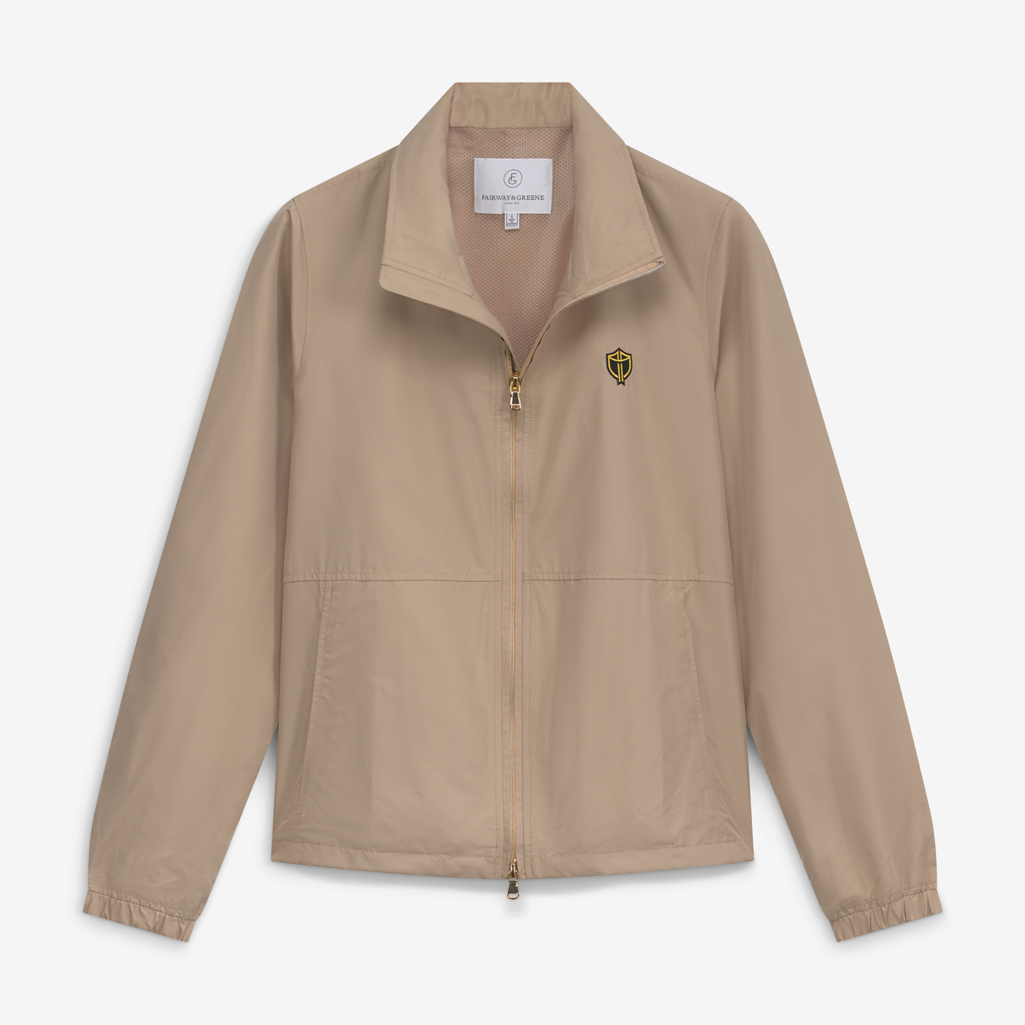 Women’s Fairway & Greene Tan Presidents Cup International Team Hadley Full-Zip Windbreaker Jacket Women’s Fairway & Greene Tan Presidents Cup International Team Hadley Full-Zip Windbreaker Jacket
