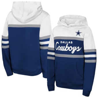 Youth Mitchell & Ness Navy Dallas Cowboys Head Coach Hoodie