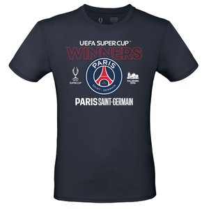 T-Shirt PSG Champions de la Supercoupe de l'UEFA 2026 - Bleu, vue 3