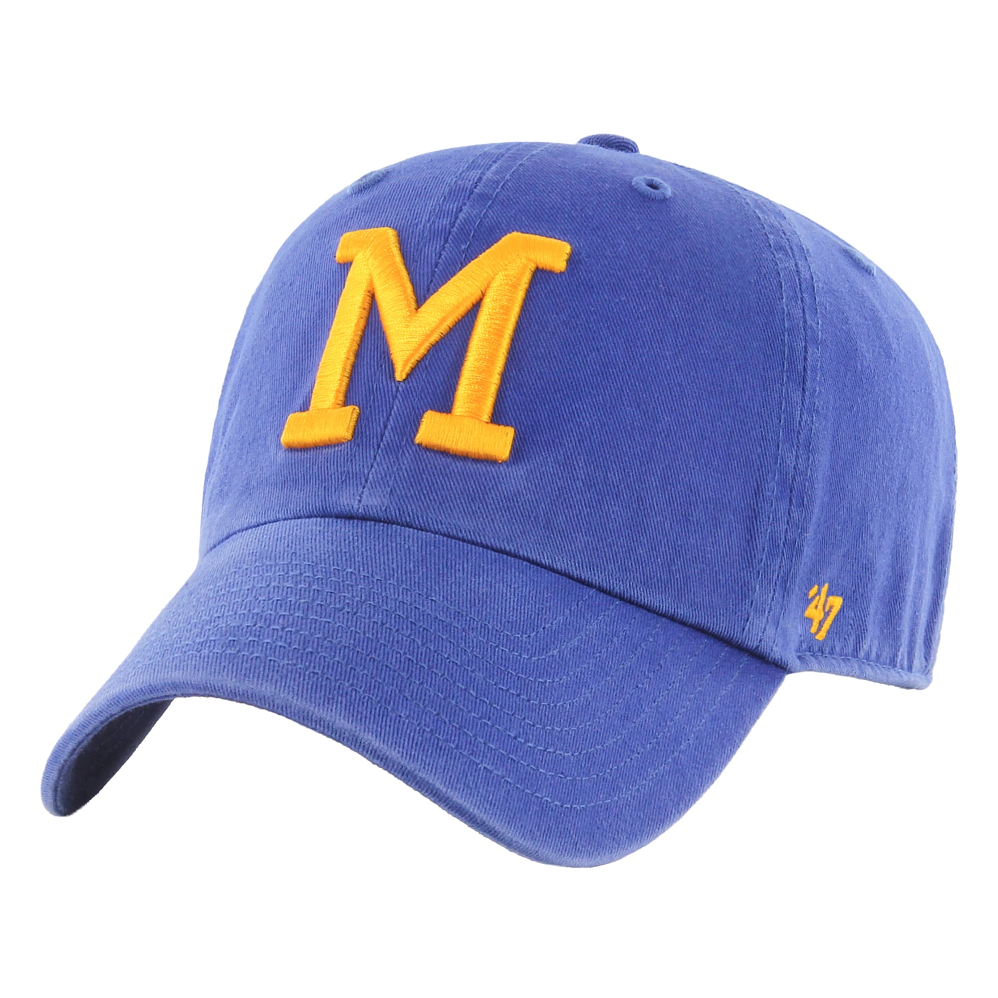 Men's '47 Royal Milwaukee Brewers Cooperstown Collection Clean Up Adjustable Hat
