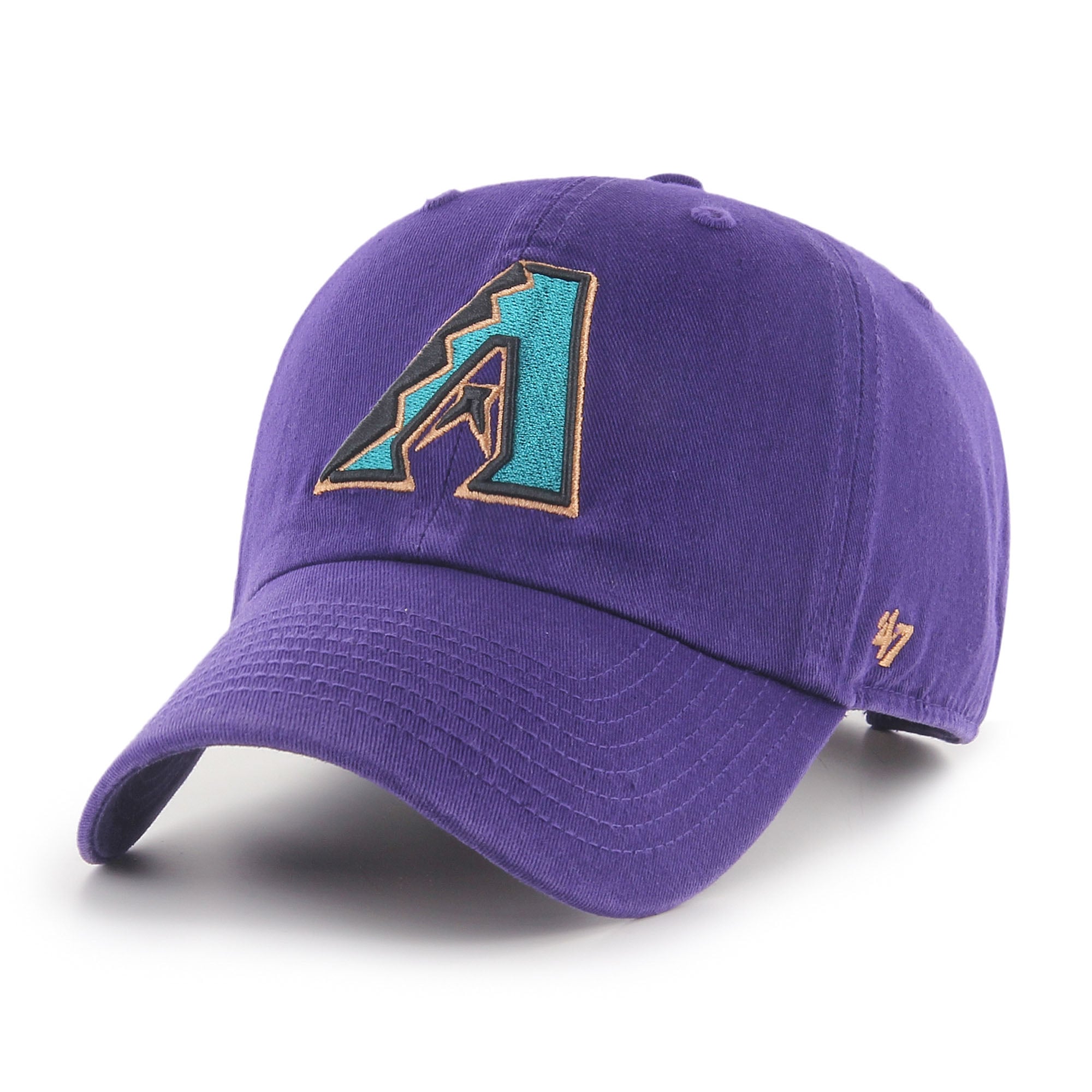 Men's '47 Purple Arizona Diamondbacks Cooperstown Collection Clean Up Adjustable Hat