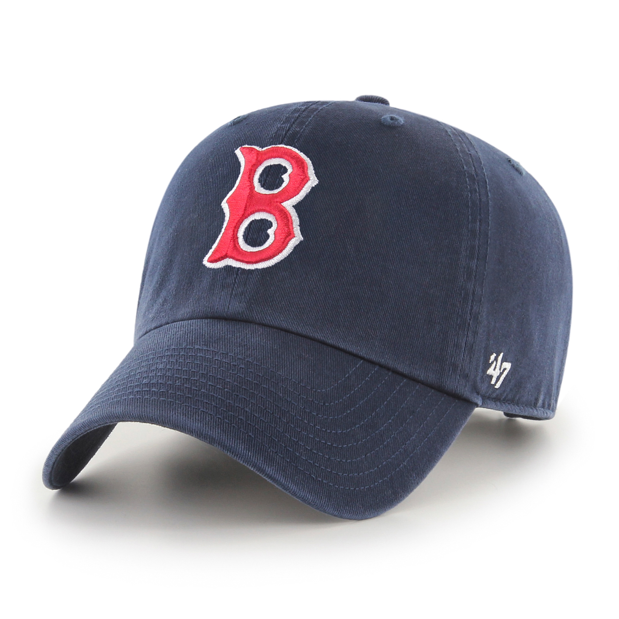 Men's '47 Navy Boston Red Sox Cooperstown Collection Clean Up Adjustable Hat