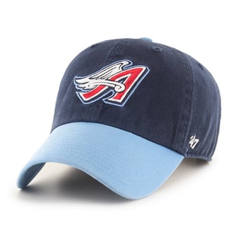 Men's '47  Navy Los Angeles Angels Cooperstown Collection Clean Up Adjustable Hat