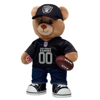 Build-A-Bear  Las Vegas Raiders Happy Hugs Teddy Bear Gift Set