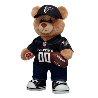 Build-A-Bear  Atlanta Falcons Happy Hugs Teddy Bear Gift Set