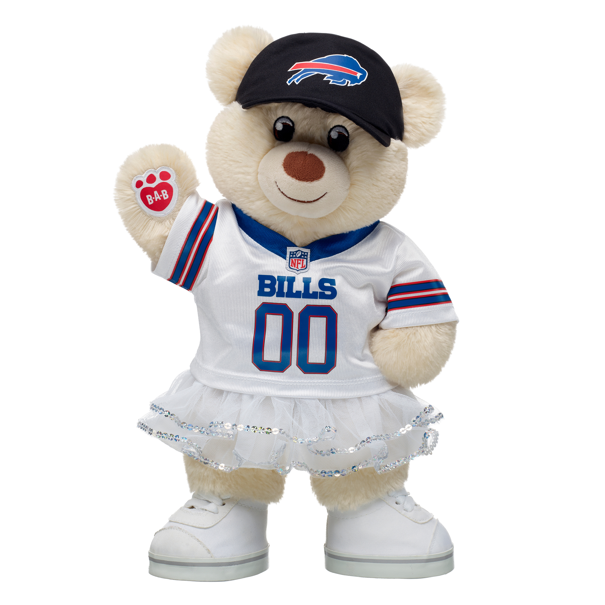 Build-A-Bear  Buffalo Bills Happy Hugs Teddy Bear