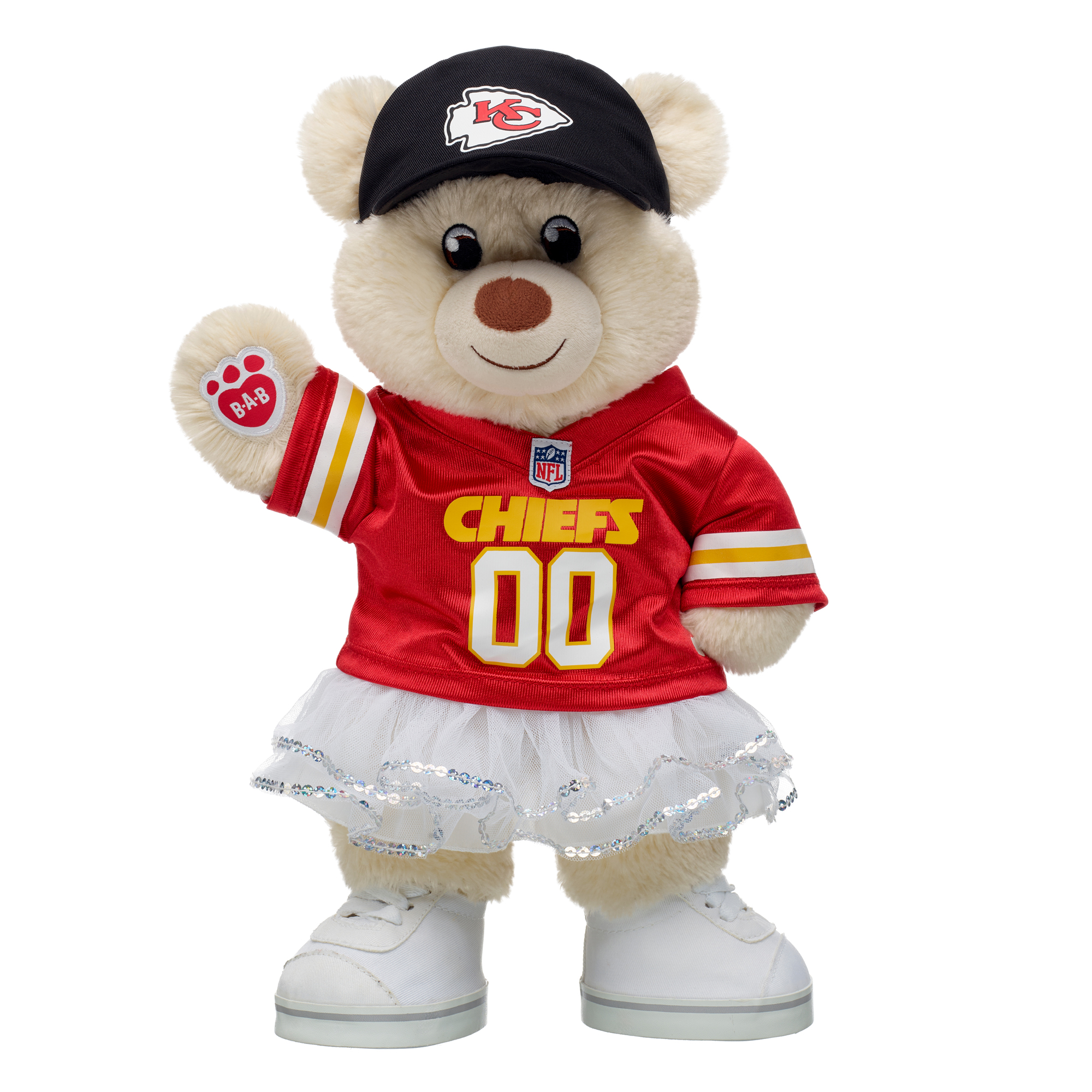 Build-A-Bear  Kansas City Chiefs Happy Hugs Teddy Bear