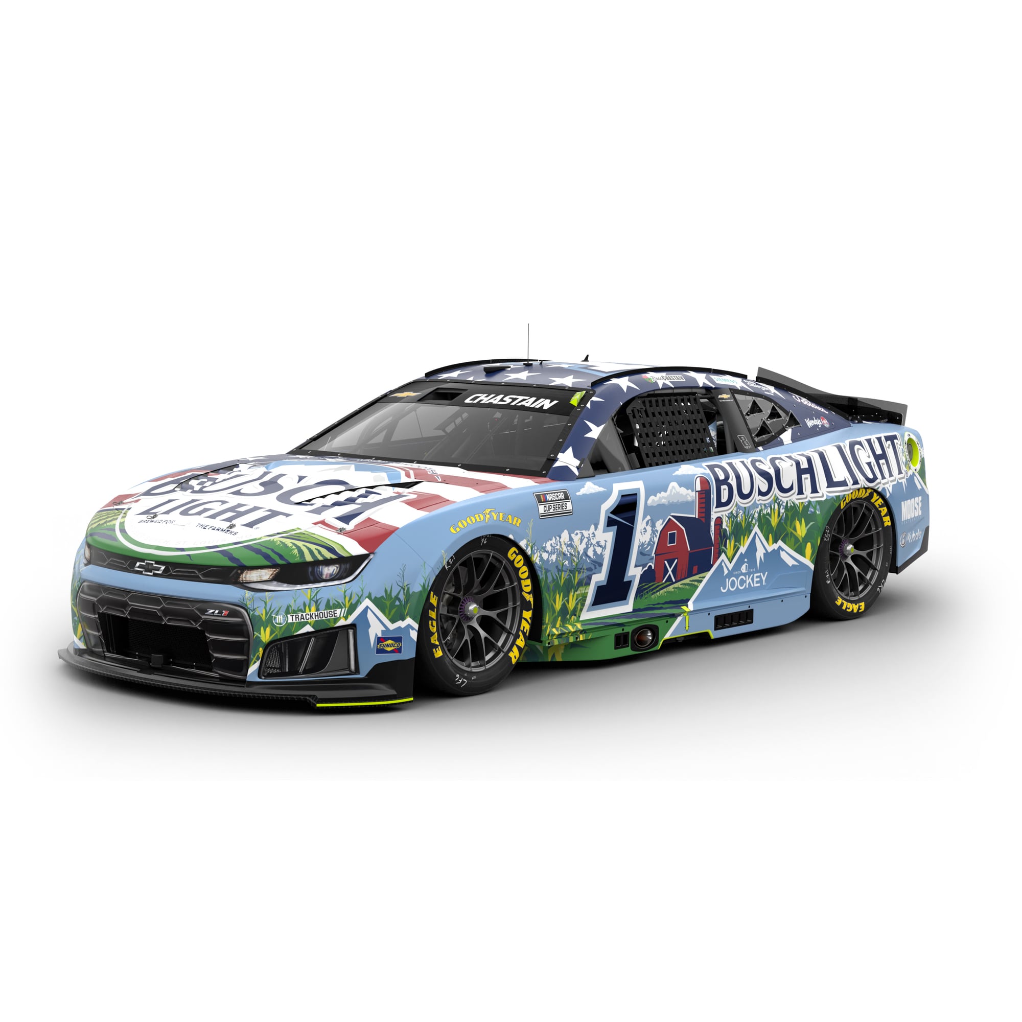 Action Racing Ross Chastain 2026 #1 Busch Light Farming 1:24 Elite Die-Cast Chevrolet Camaro ZL1 Action Racing Ross Chastain 2026 #1 Busch Light Farming 1:24 Elite Die-Cast Chevrolet Camaro ZL1