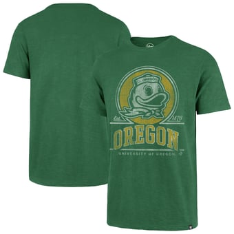 Men's '47  Green Oregon Ducks Emblem Mark Scrum T-Shirt
