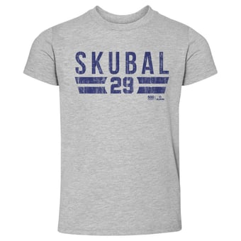 Toddler 500 Level Tarik Skubal Heather Gray Font T-Shirt