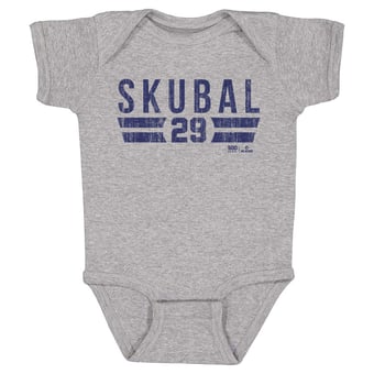 Infant 500 Level Tarik Skubal Heather Gray Font Bodysuit