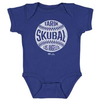Infant 500 Level Tarik Skubal Royal Vintage Baseball Bodysuit