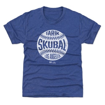 Youth 500 Level Tarik Skubal Royal Vintage Baseball T-Shirt