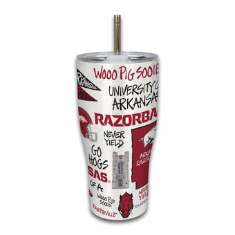 Arkansas Razorbacks Stainless Steel 30oz. Icon Tumbler
