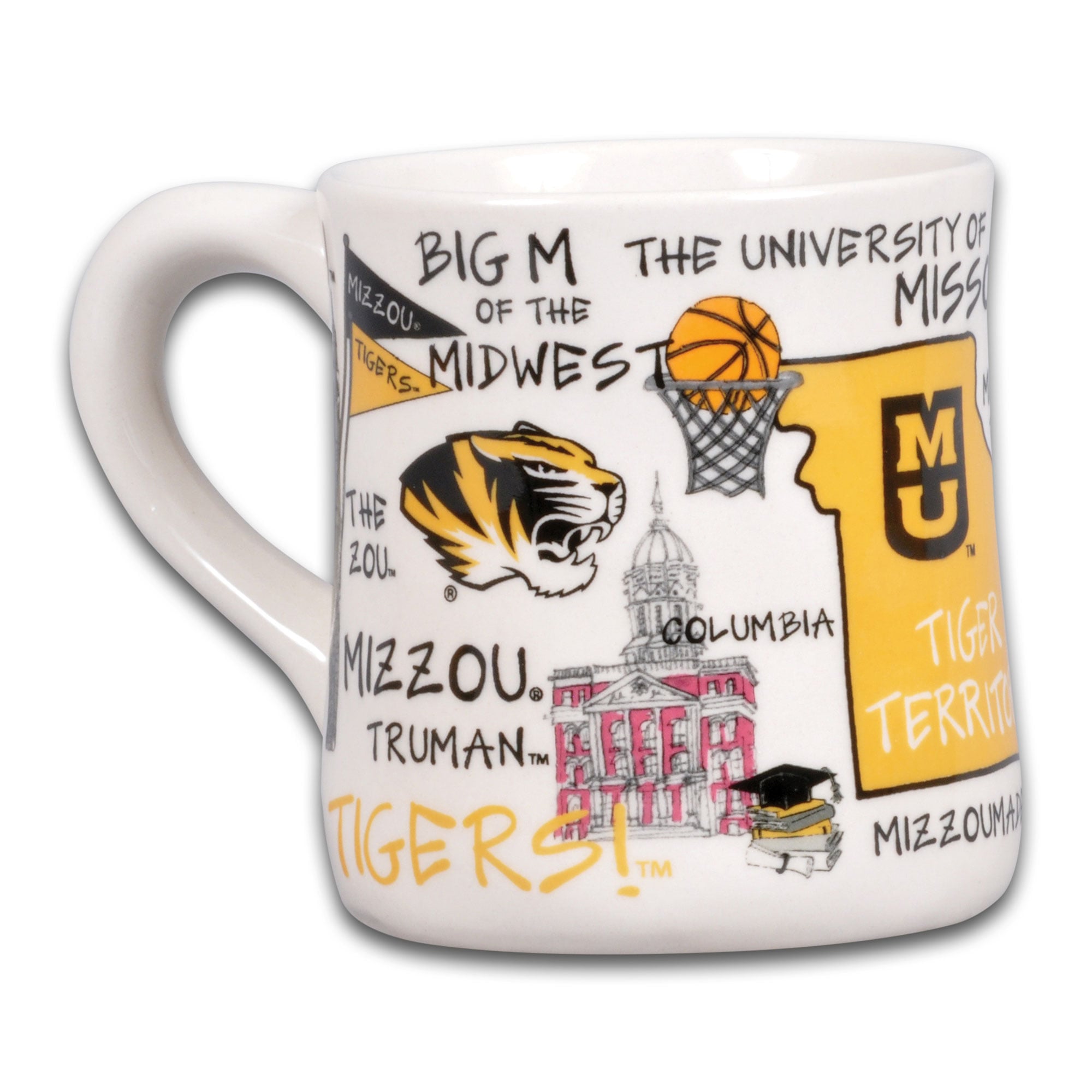 Missouri Tigers Icon 20oz. Ceramic Icon Mug