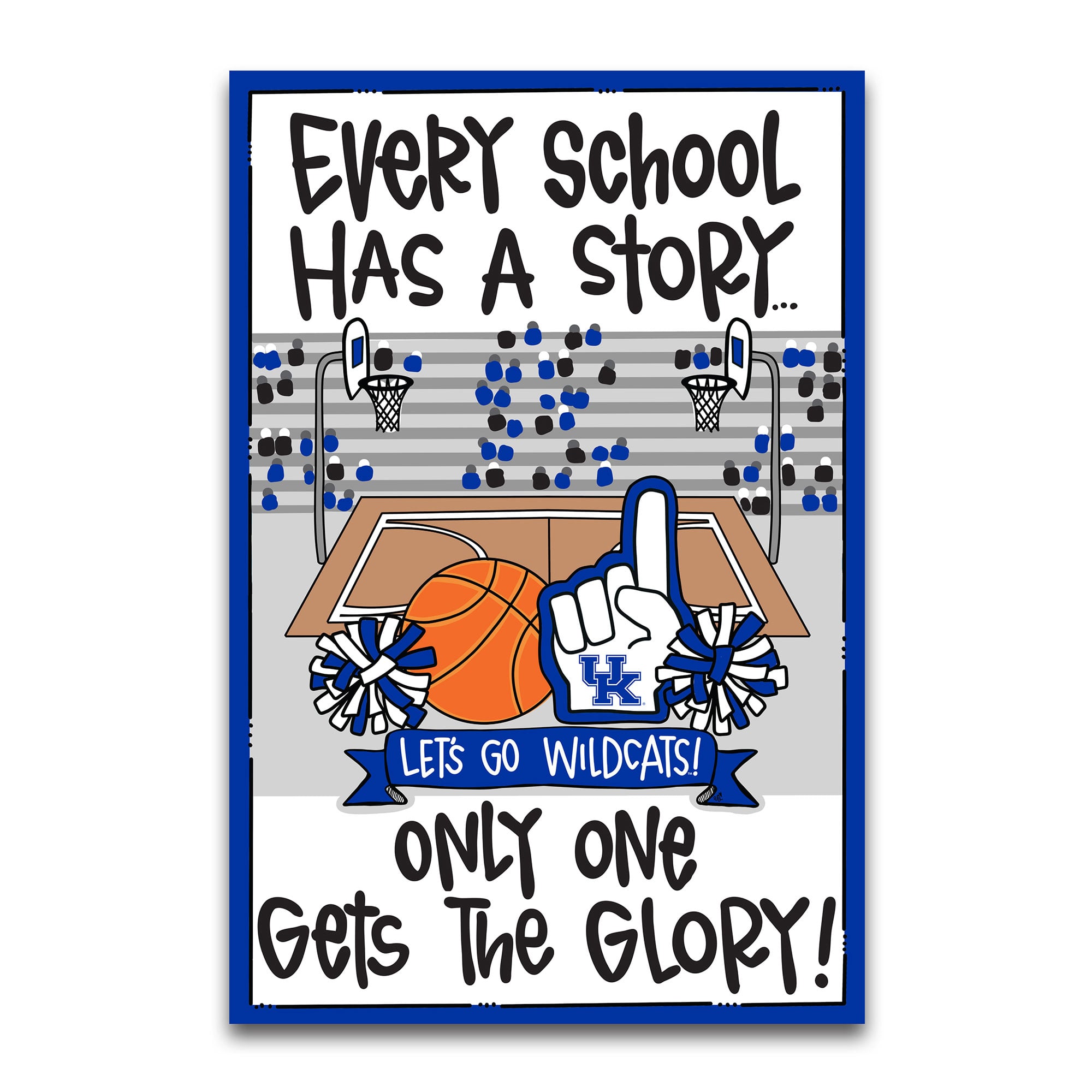 Kentucky Wildcats Every School Has A Story 12" x 18" Garden Flag