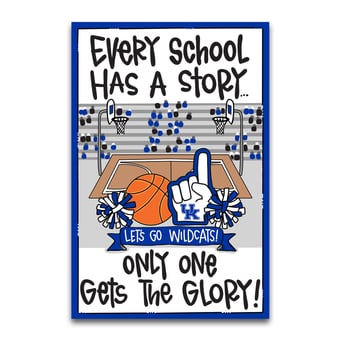 Kentucky Wildcats Every School Has A Story 12" x 18" Garden Flag