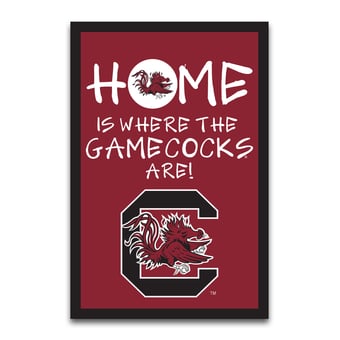 South Carolina Gamecocks Home Is Where 12" x 18" Garden Flag