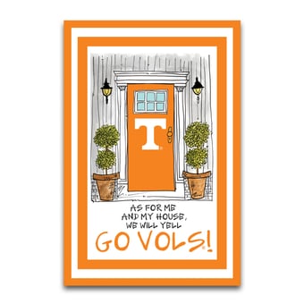 "Tennessee Volunteers As For Me 12"" x 18"" Garden Flag"