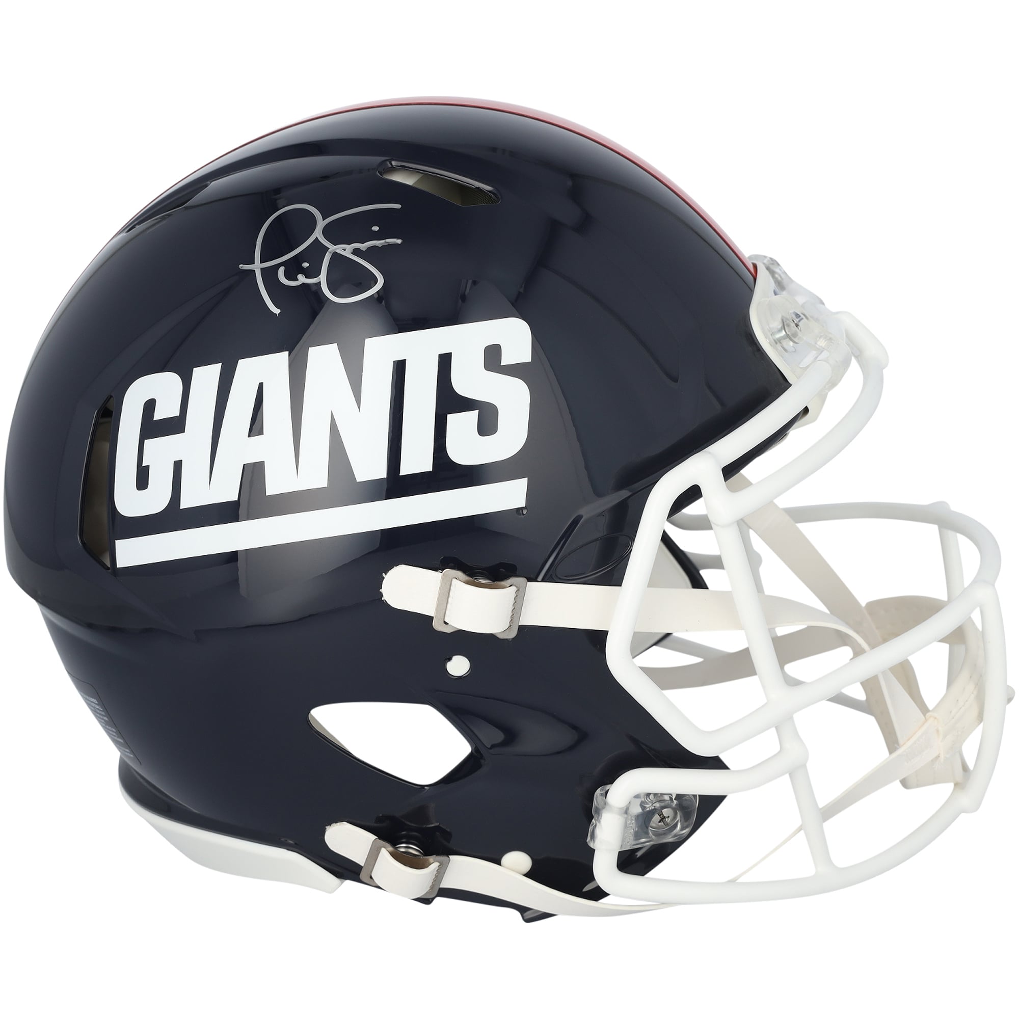 Phil Simms New York Giants Autographed Riddell 1980-1999 Throwback Speed Authentic Helmet