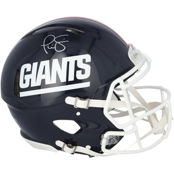 Phil Simms New York Giants Autographed Riddell 1980-1999 Throwback Speed Authentic Helmet