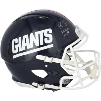 Phil Simms New York Giants Autographed Riddell 1980-1999 Throwback Speed Authentic Helmet with "SB XXI MVP" Inscription