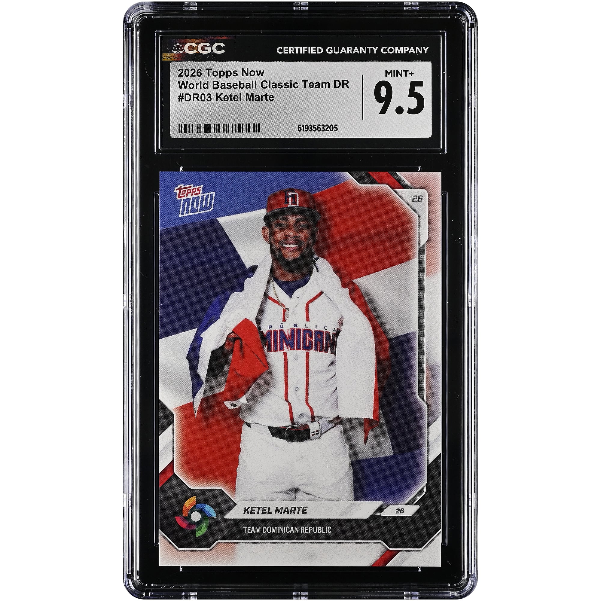 Ketel Marte Dominican Republic Baseball 2026 Topps Now #DR03 CGC Authenticated Card