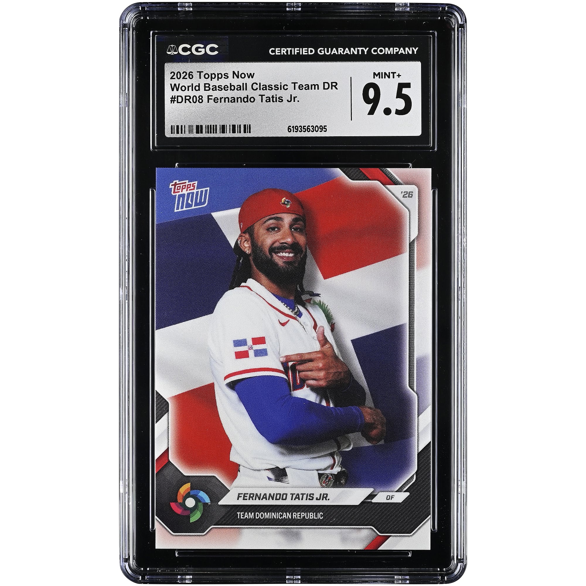 Fernando Tatis Jr. Dominican Republic Baseball 2026 Topps Now #DR08 CGC Authenticated Card