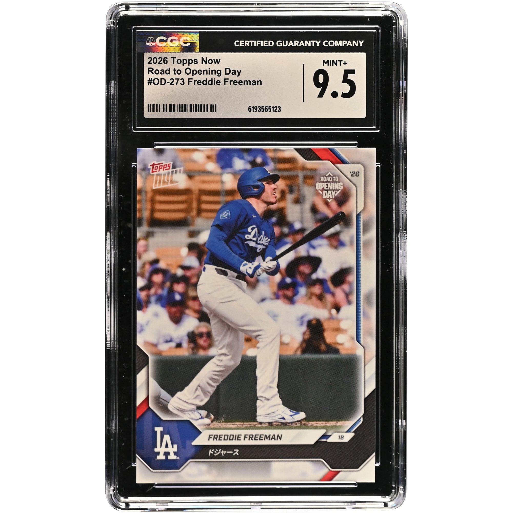 Freddie Freeman Los Angeles Dodgers 2026 Topps Now Road to Opening Day