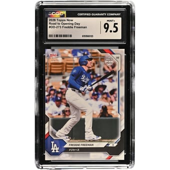 Freddie Freeman Los Angeles Dodgers 2026 Topps Now Road to Opening Day