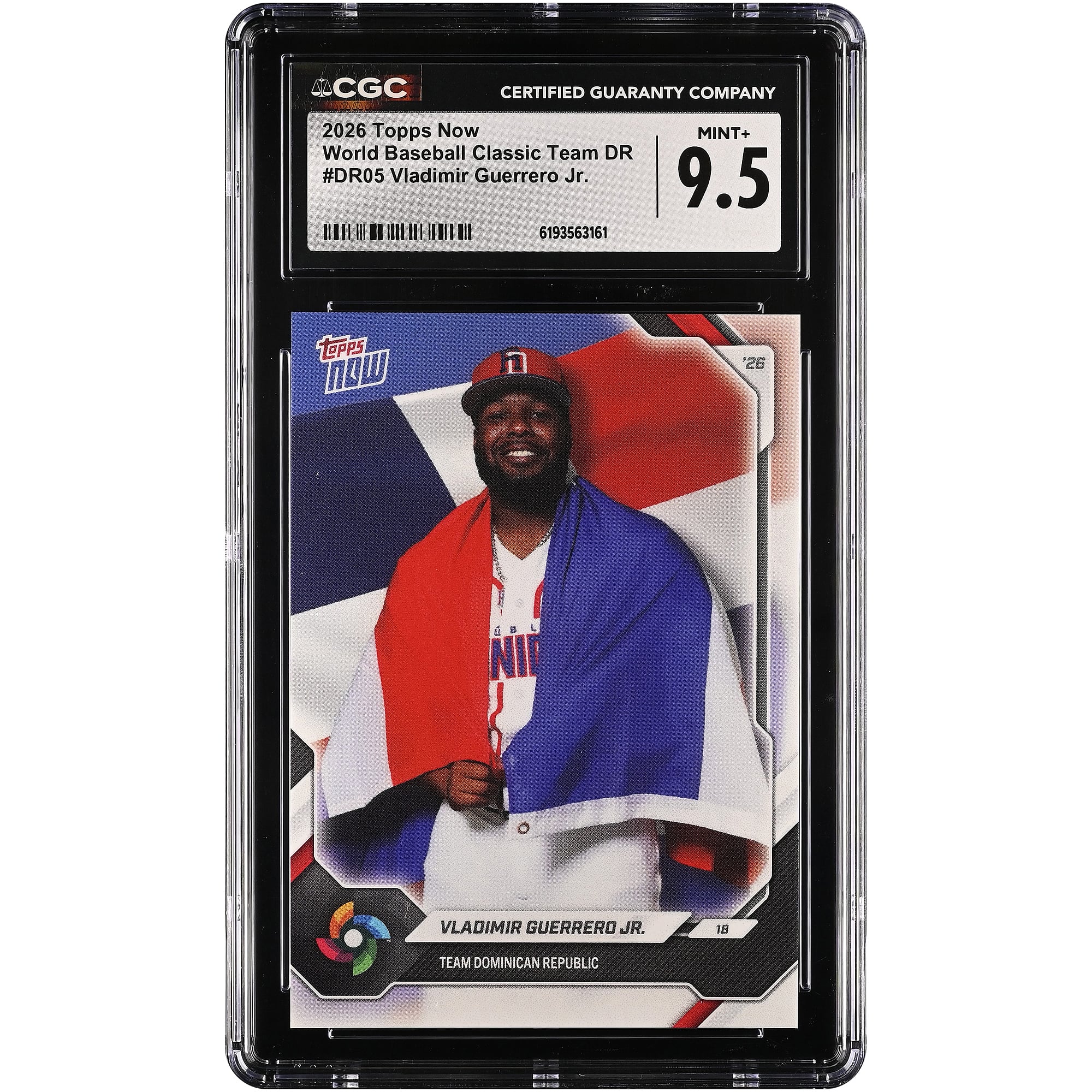 Vladimir Guerrero Jr. Dominican Republic Baseball 2026 Topps Now #DR05 CGC Authenticated Card