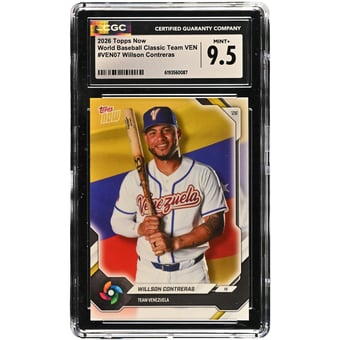 Willson Contreras Venezuela Baseball 2026 Topps Now #VEN07 CGC Authenticated Card