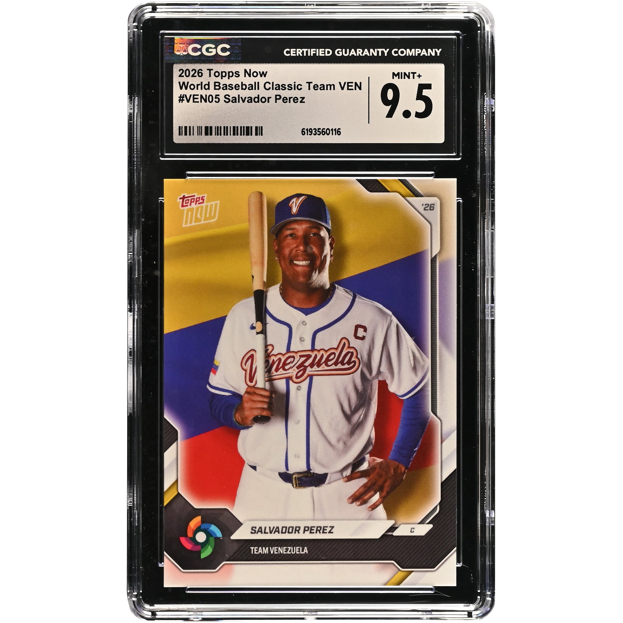 Salvador Perez Venezuela Baseball 2026 Topps Now #VEN05 CGC Authenticated Card