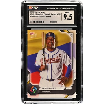 Salvador Perez Venezuela Baseball 2026 Topps Now #VEN05 CGC Authenticated Card