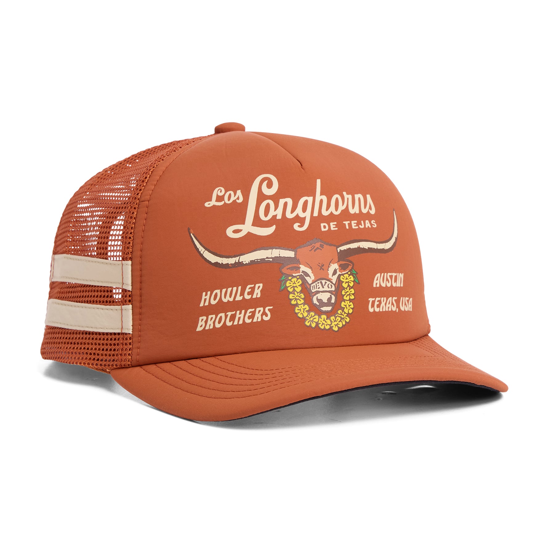 Unisex Howler Brothers Texas Orange Texas Longhorns Bevo Foam Adjustable Trucker Hat