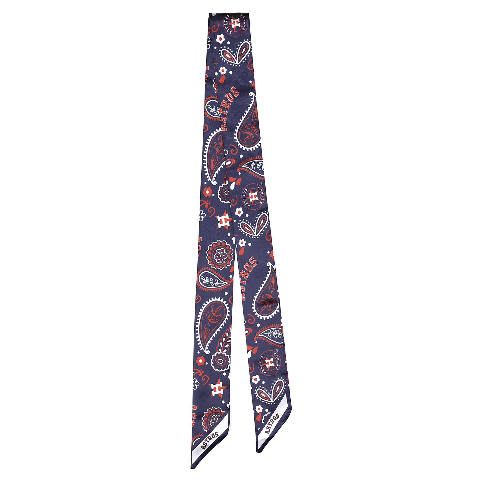 Women's Montana West  Navy Houston Astros Bandana Bag Scarf